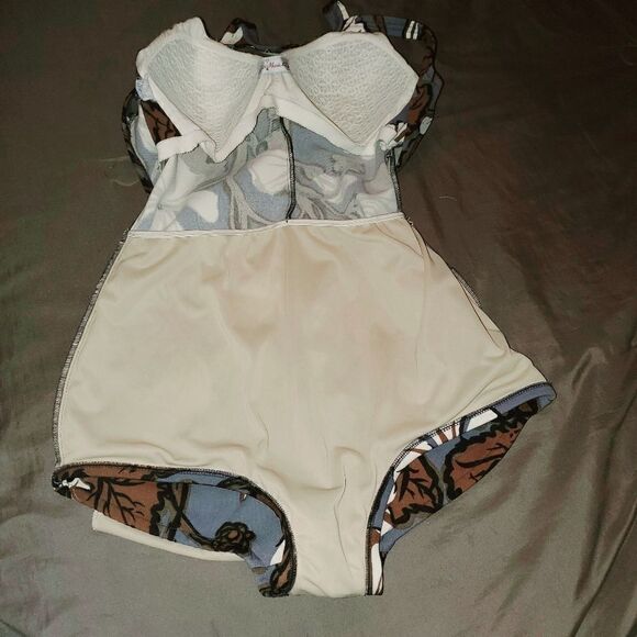 VTG Rose Marie Reid  Floral One Piece Swimsuit - Picture 6 of 14